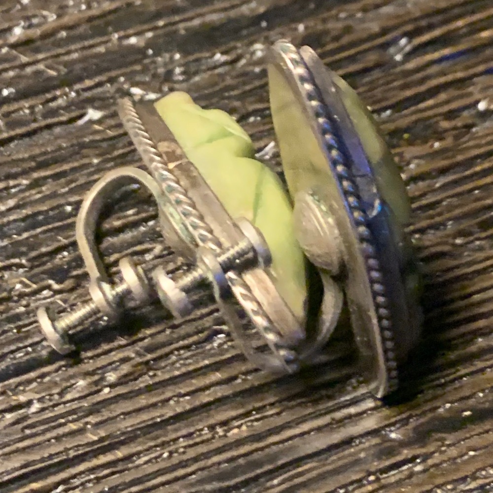 Jade earrings - Picture 5 of 6